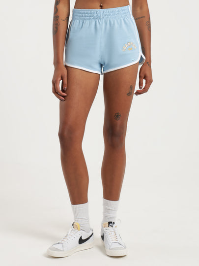 Heritage Varsity Gym Shorts in Candid Blue