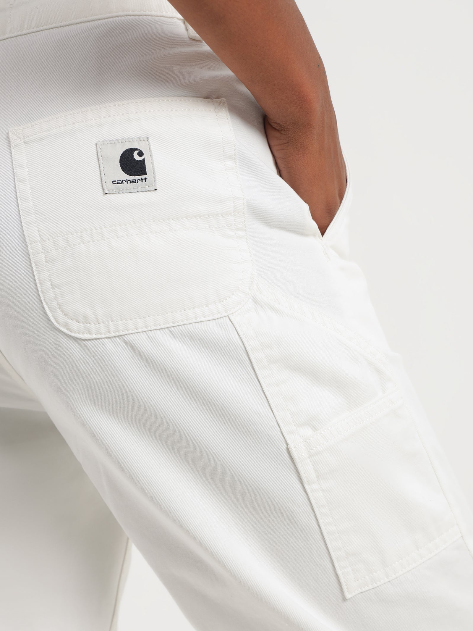 W' Pierce Pants in Off White