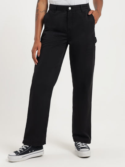 W' Pierce Pants in Black