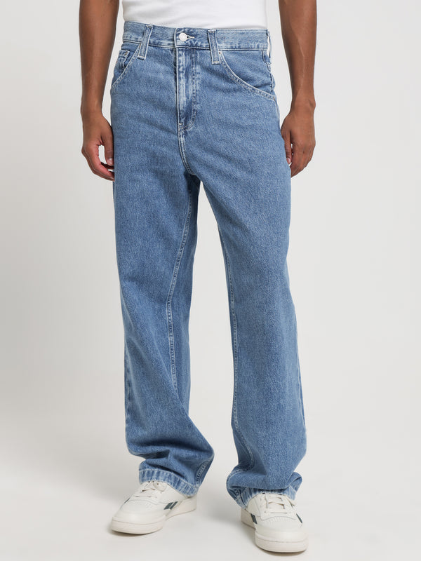 Tommy hilfiger Aiden Baggy Jeans in Denim Denim | Glue Store