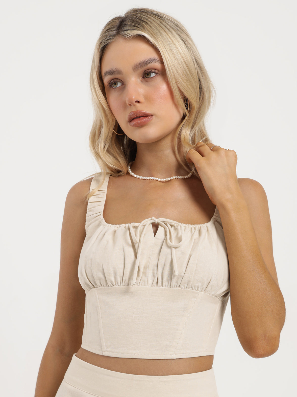 Lulu & Rose Tia Corset in Pearl | Pearl