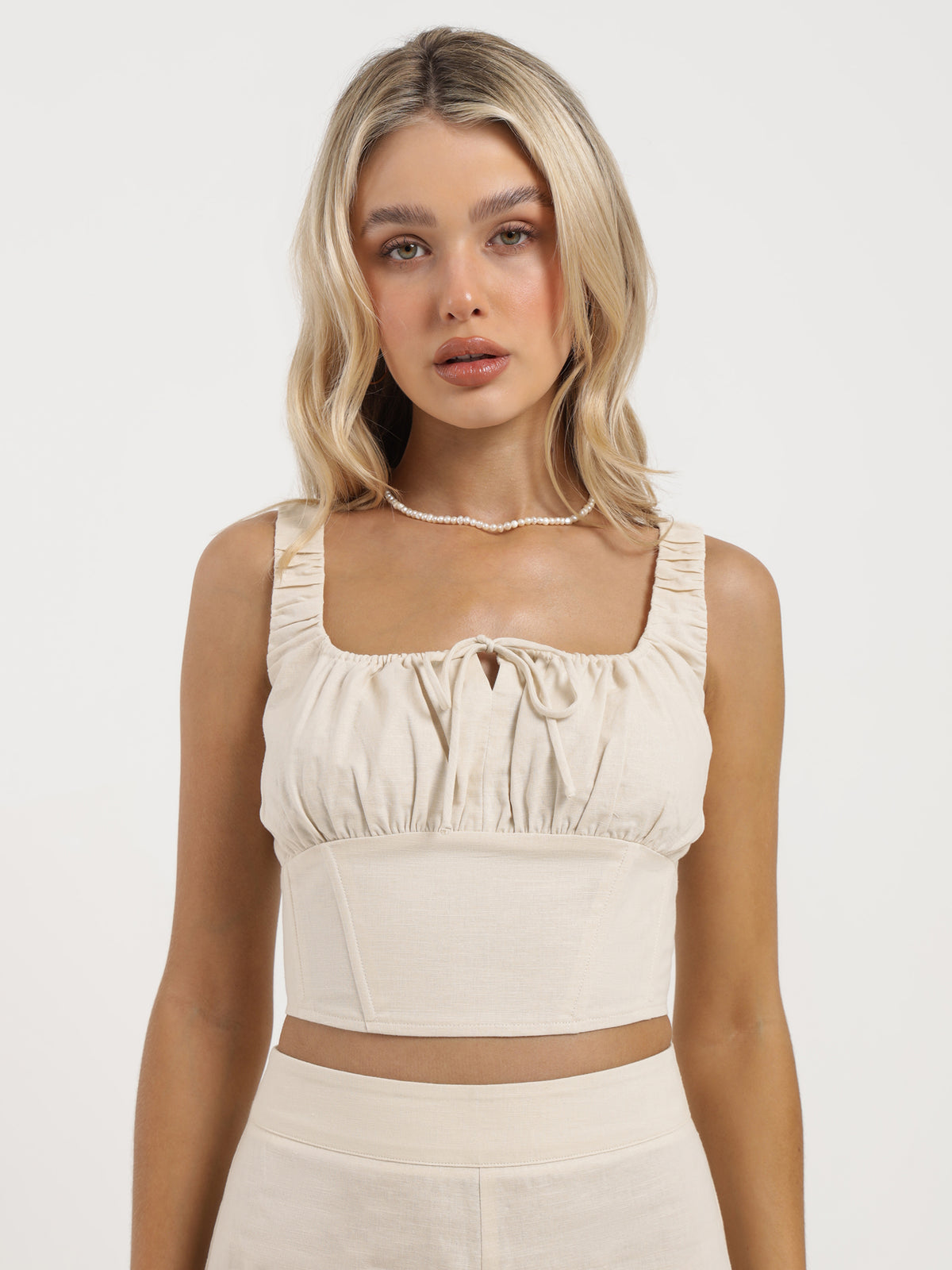 Lulu & Rose Tia Corset in Pearl | Pearl