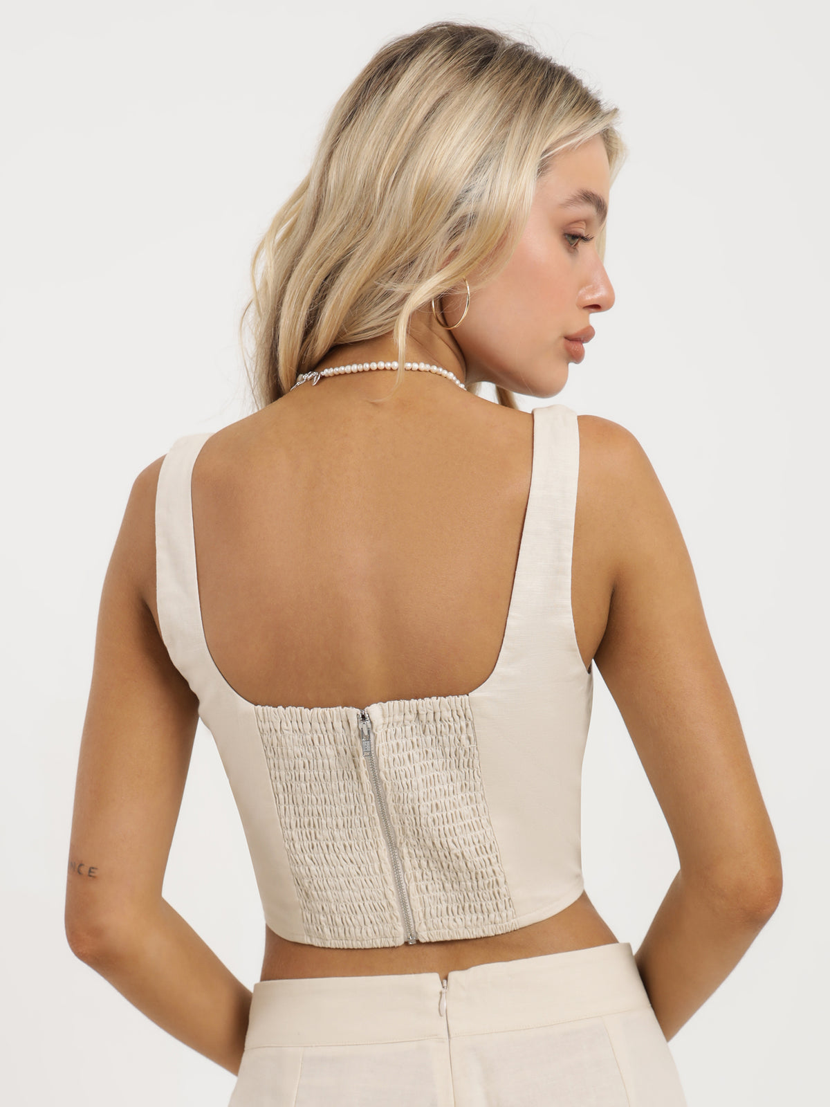 Lulu & Rose Tia Corset in Pearl | Pearl