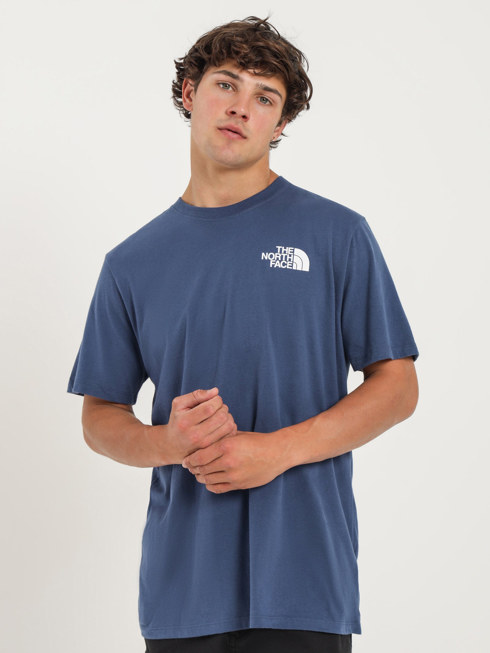 SS Box NSE T-Shirt in Blue & Black