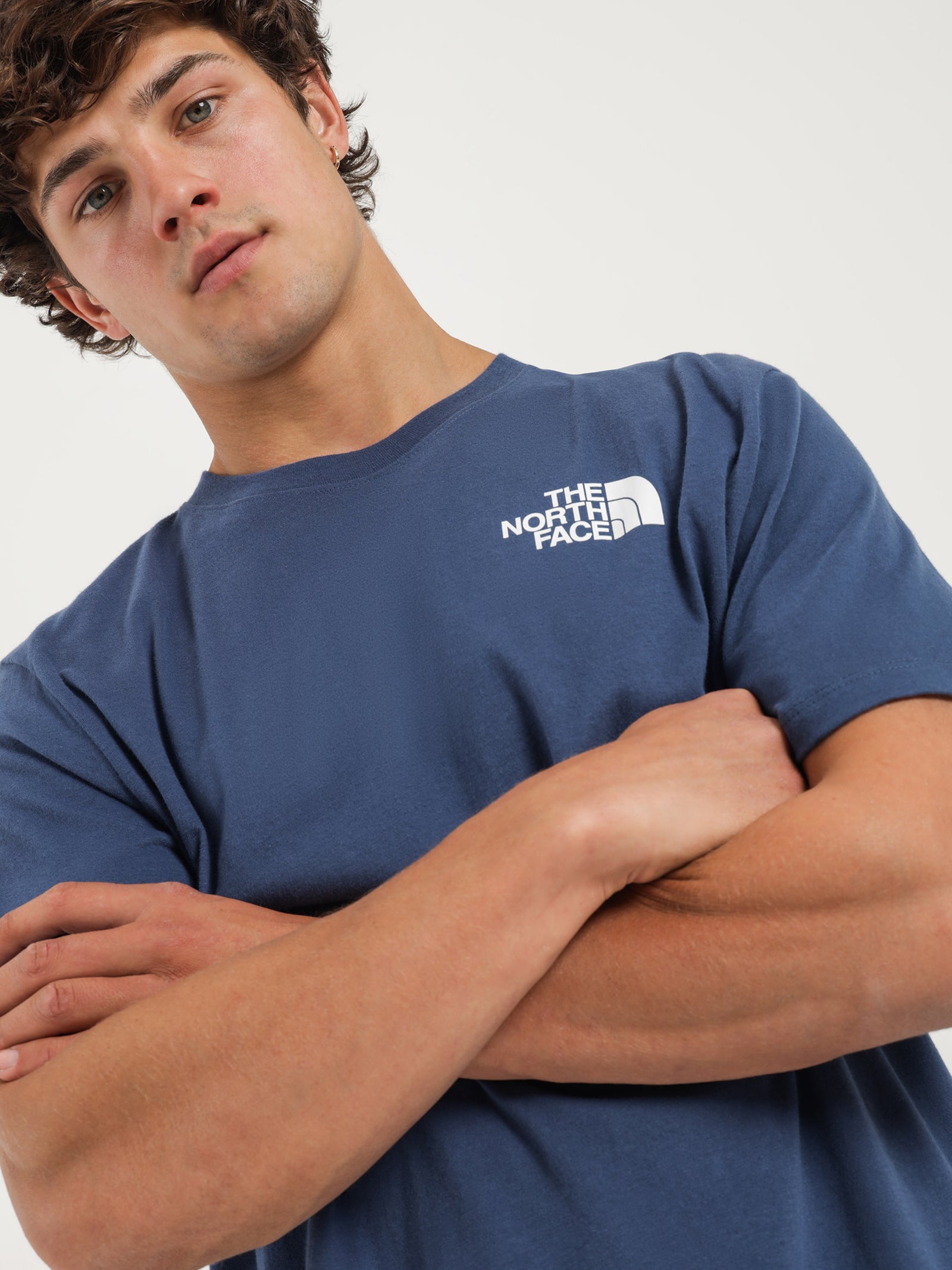 SS Box NSE T-Shirt in Blue & Black