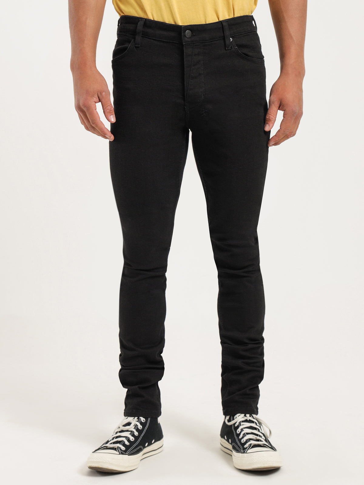 Ksubi Van Winkle Skinny Jeans in Black Rebel | Black