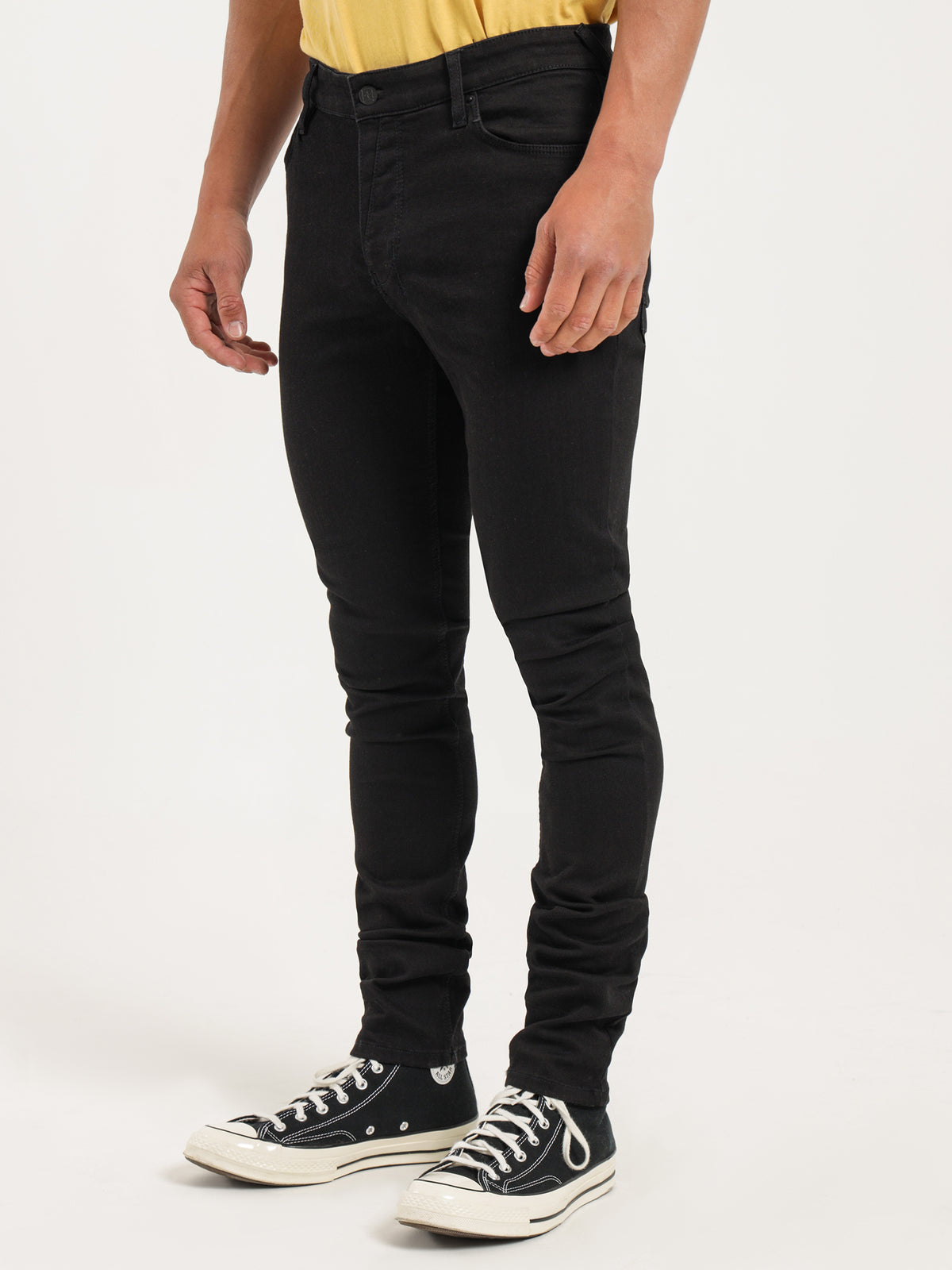 Ksubi Van Winkle Skinny Jeans in Black Rebel | Black