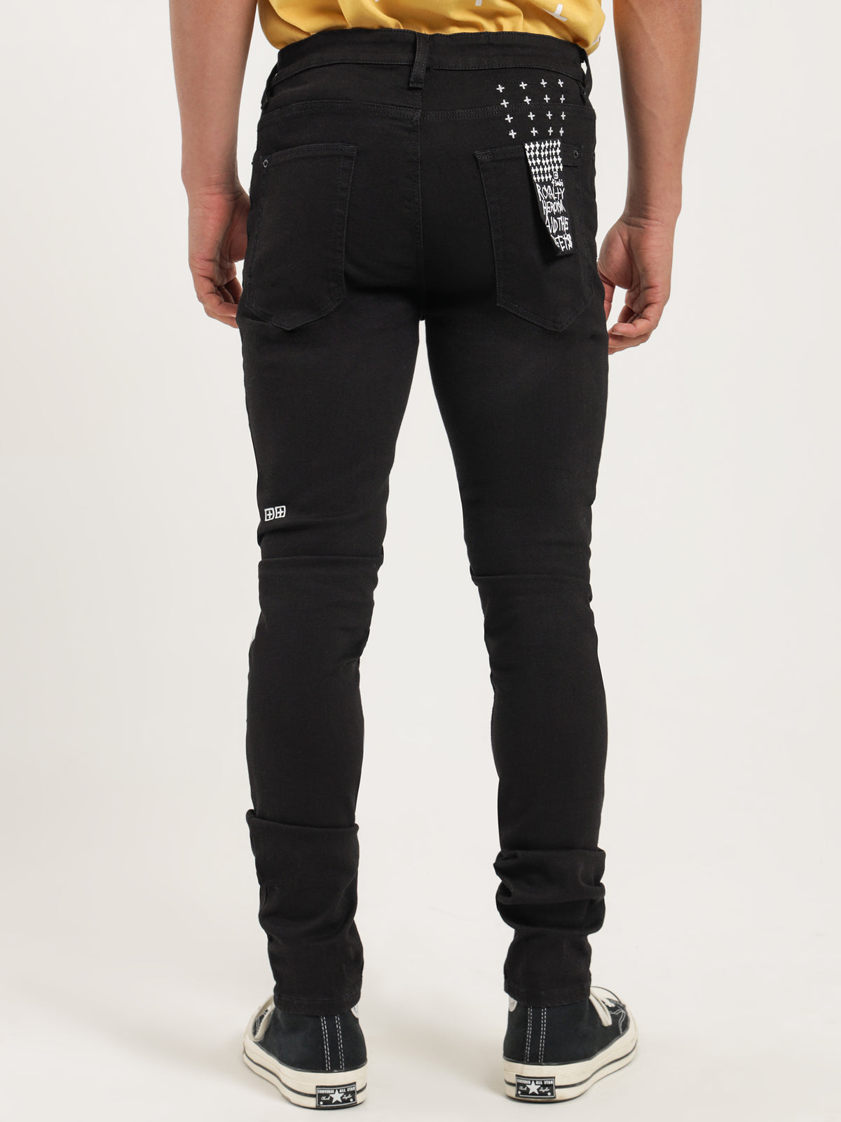 Ksubi Van Winkle Skinny Jeans in Black Rebel | Black