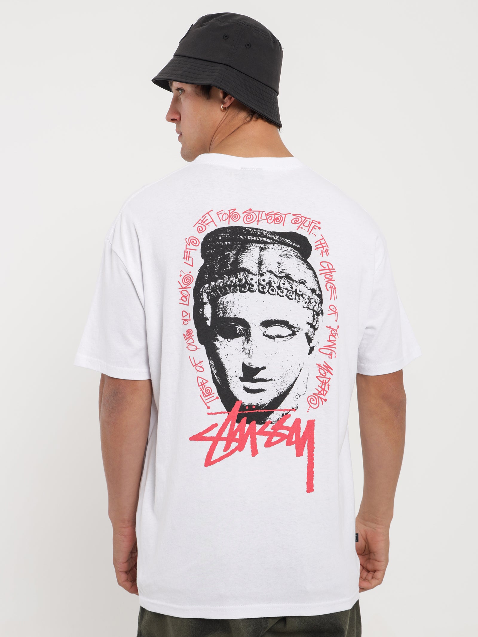 Stussy Young Moderns SS T-Shirt in White White | Glue Store