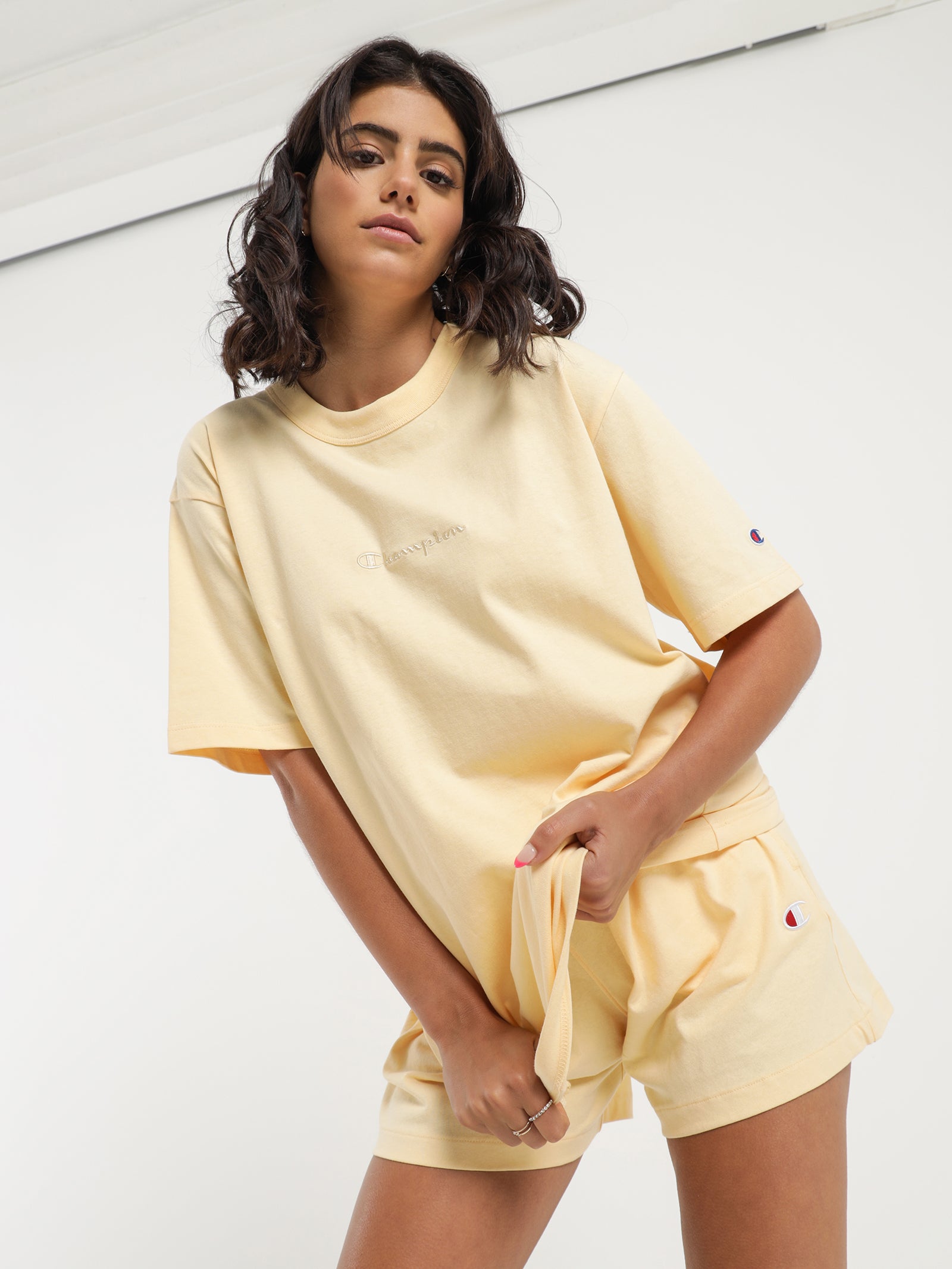 Heritage Oversized T-Shirt in Fraiche Yellow