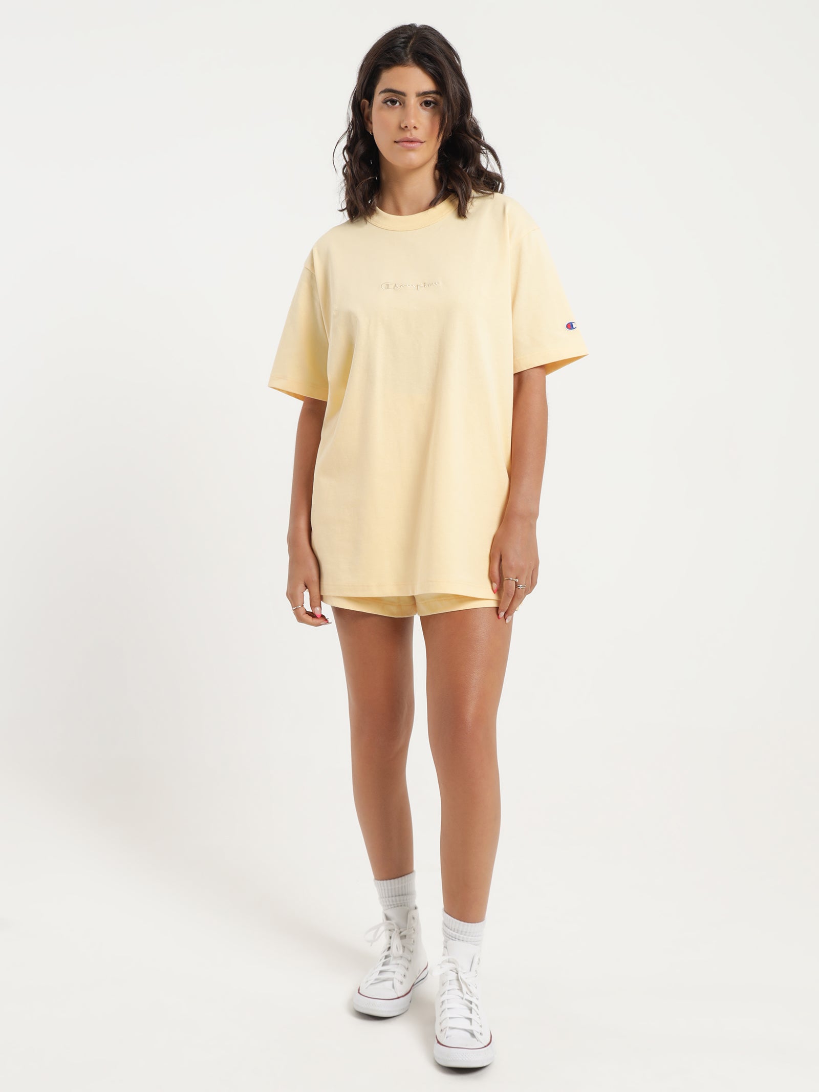 Heritage Oversized T-Shirt in Fraiche Yellow