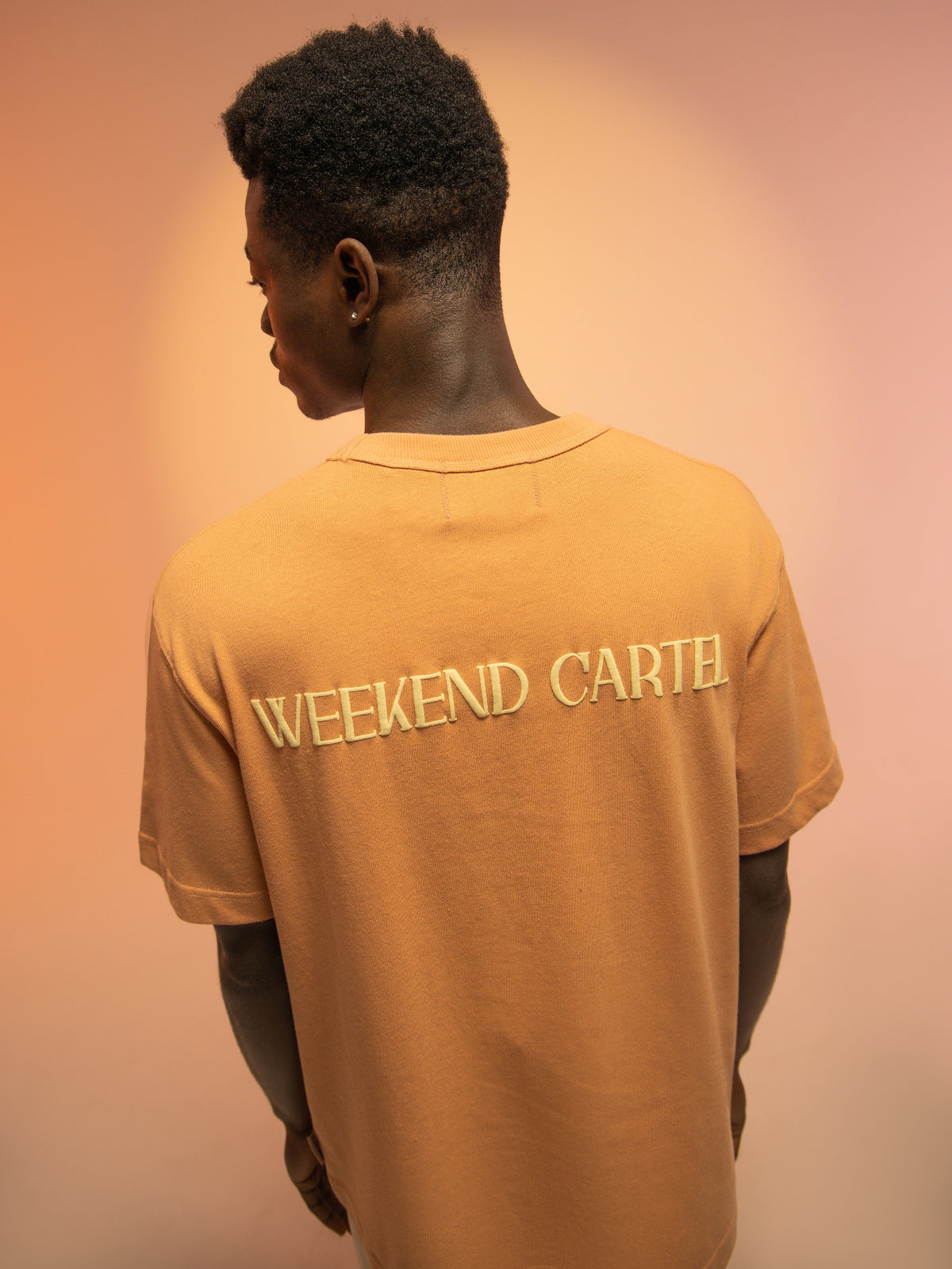 Weekend Cartel Cartel Logo T-Shirt in Citrus Orange | Citrus