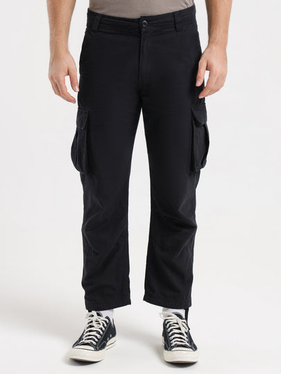 Wyatt Cargo Pants in Black