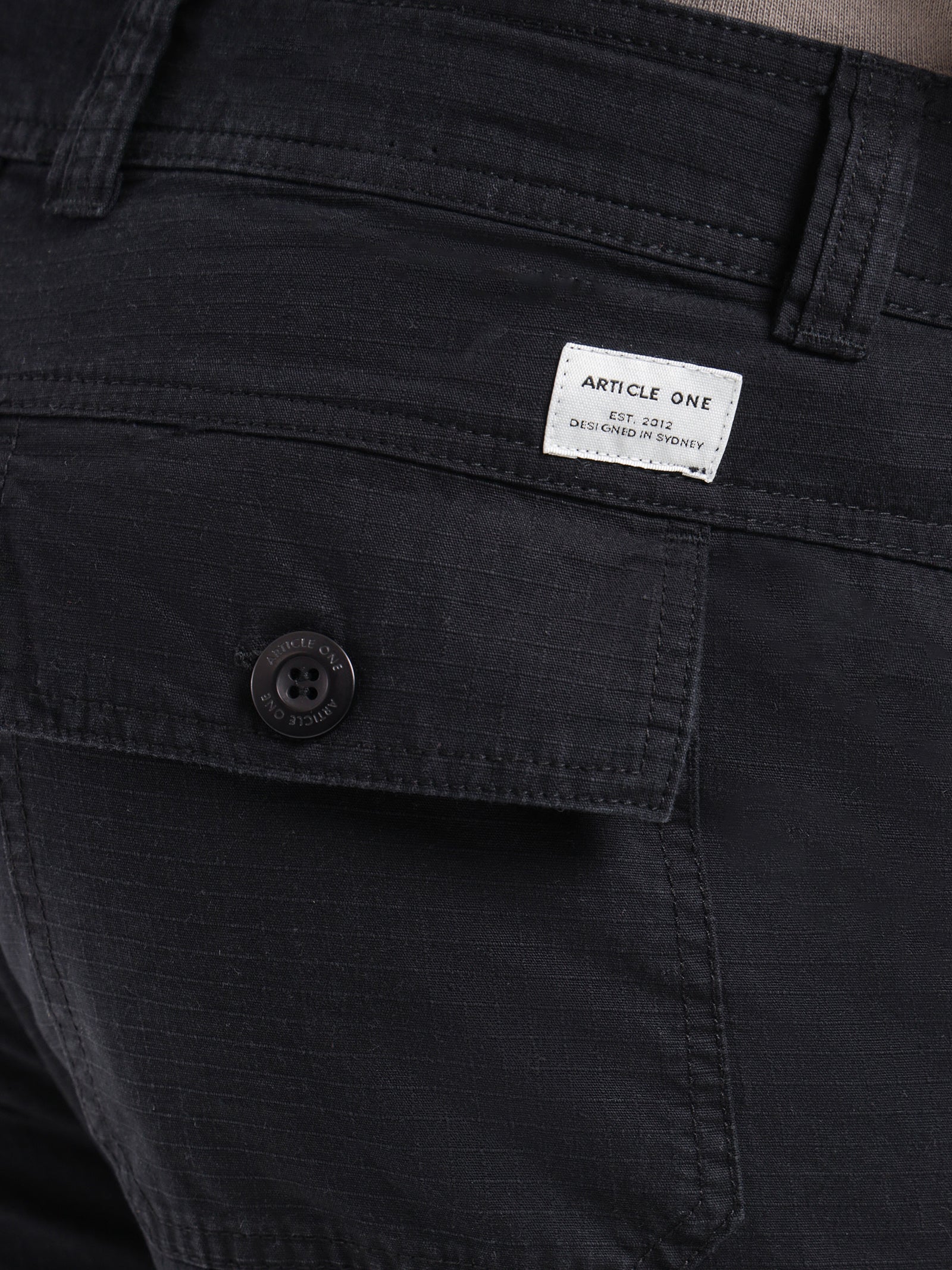 Wyatt Cargo Pants in Black