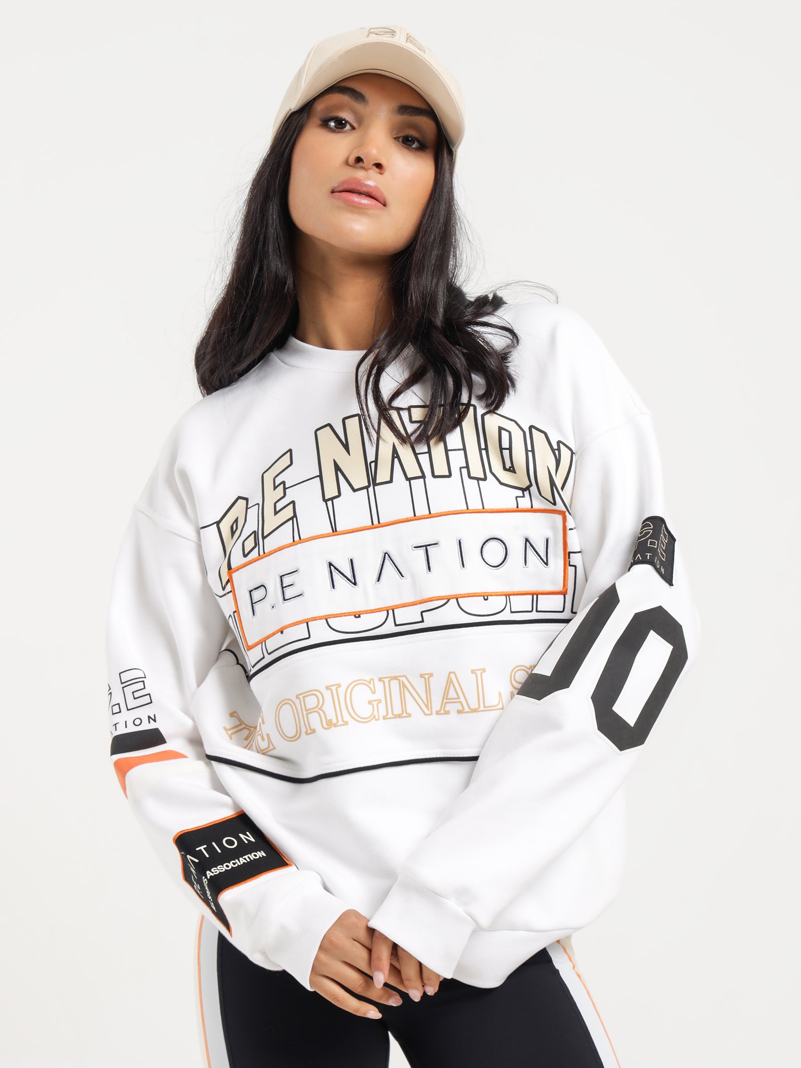 Defending Champion Sweater in Optic White