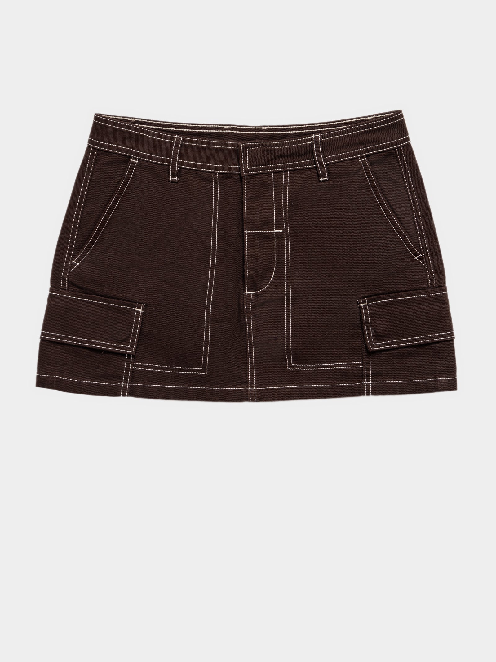 Darcey Belted Cargo Mini Skirt