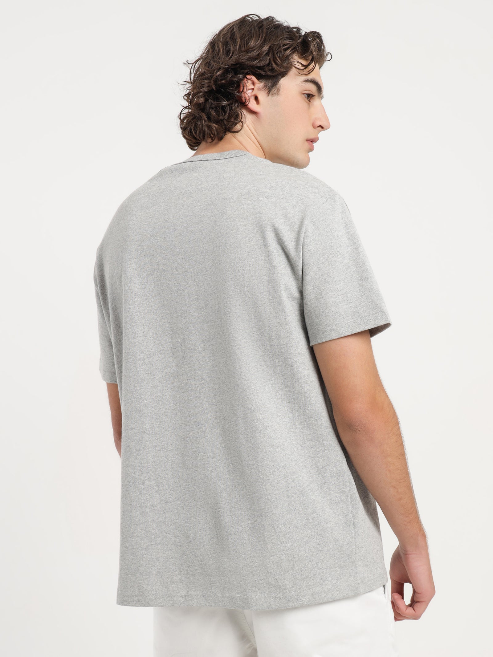 Heavyweight Short Sleeve T-Shirt in Grey