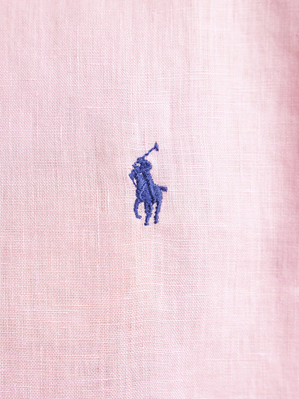 å Long Sleeve Sport Button Up Shirt in Pink Pink | Glue Store