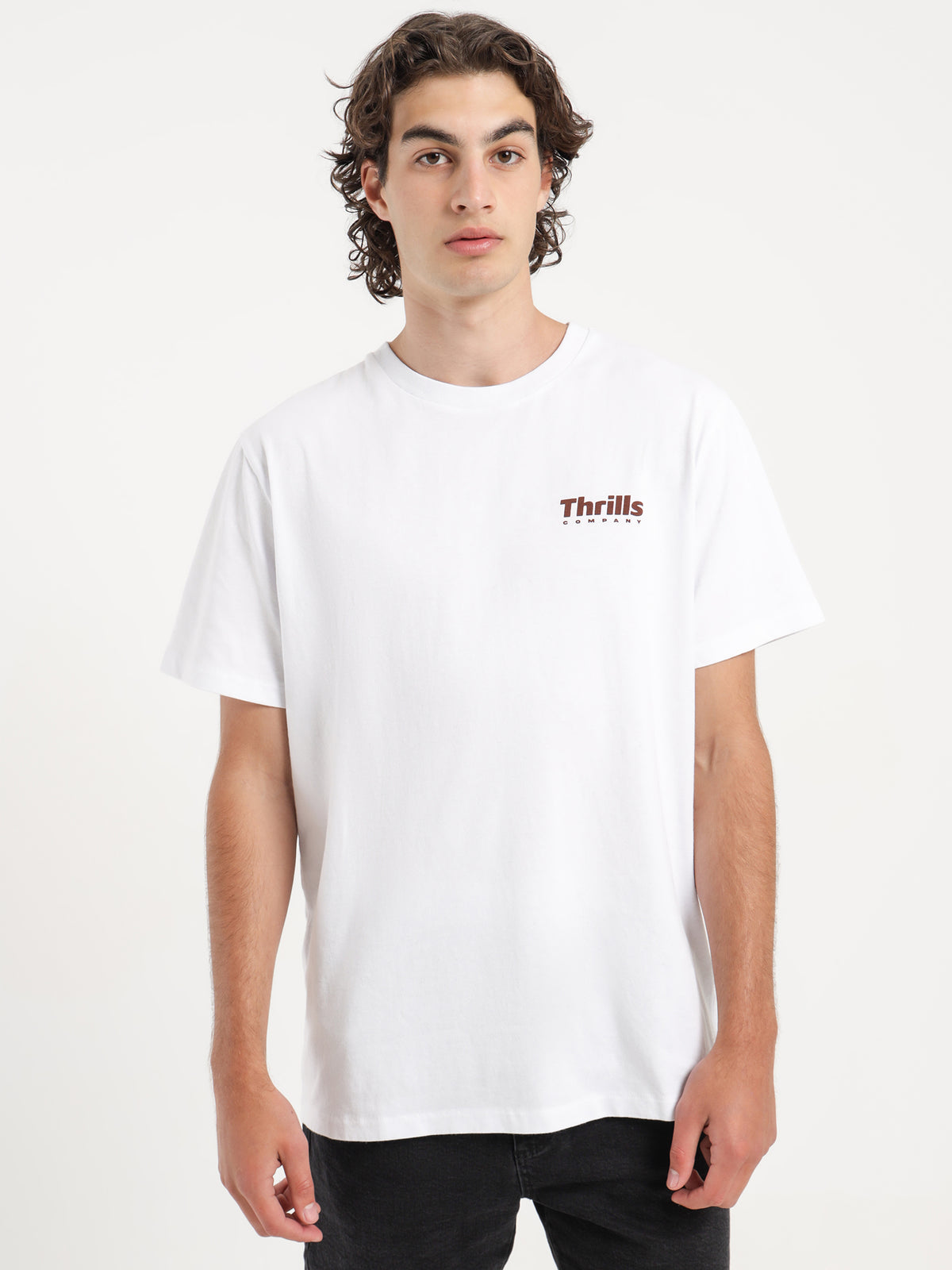 Thrills The Paradox of Paradise Merch Fit T-Shirt in White | White