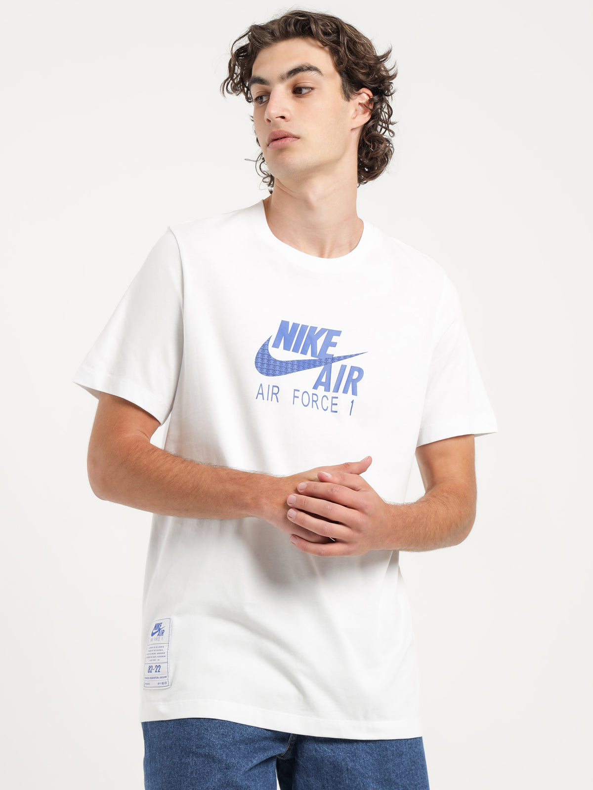 Nike Sportswear AF1 T-Shirt in White | White