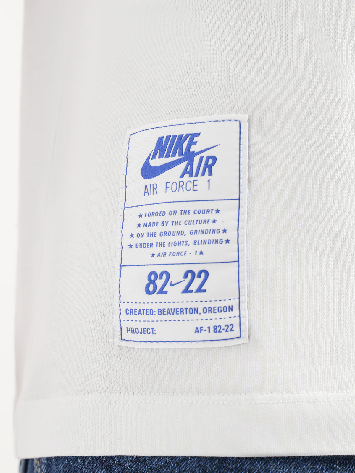 Nike Sportswear AF1 T-Shirt in White | White