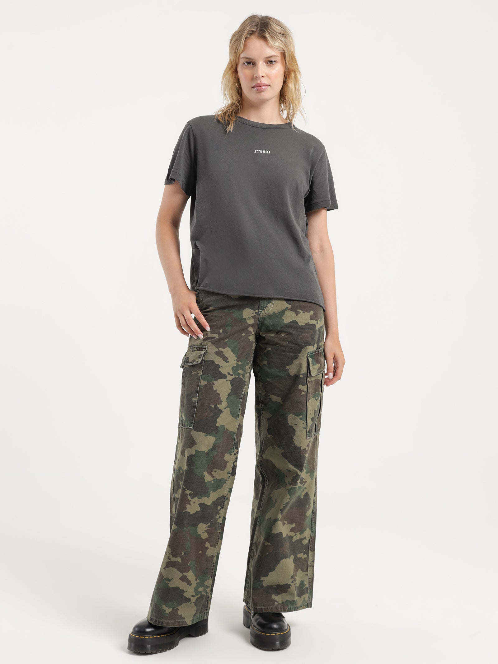 Union Hugger Pants in Camo