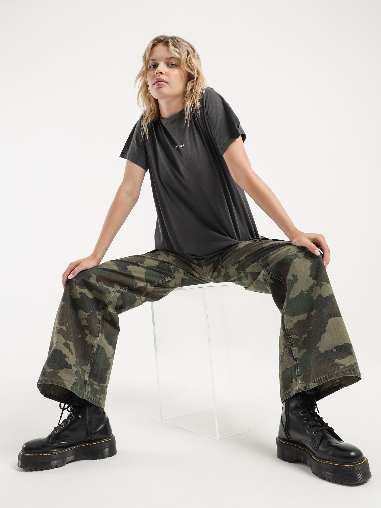 Union Hugger Pants in Camo