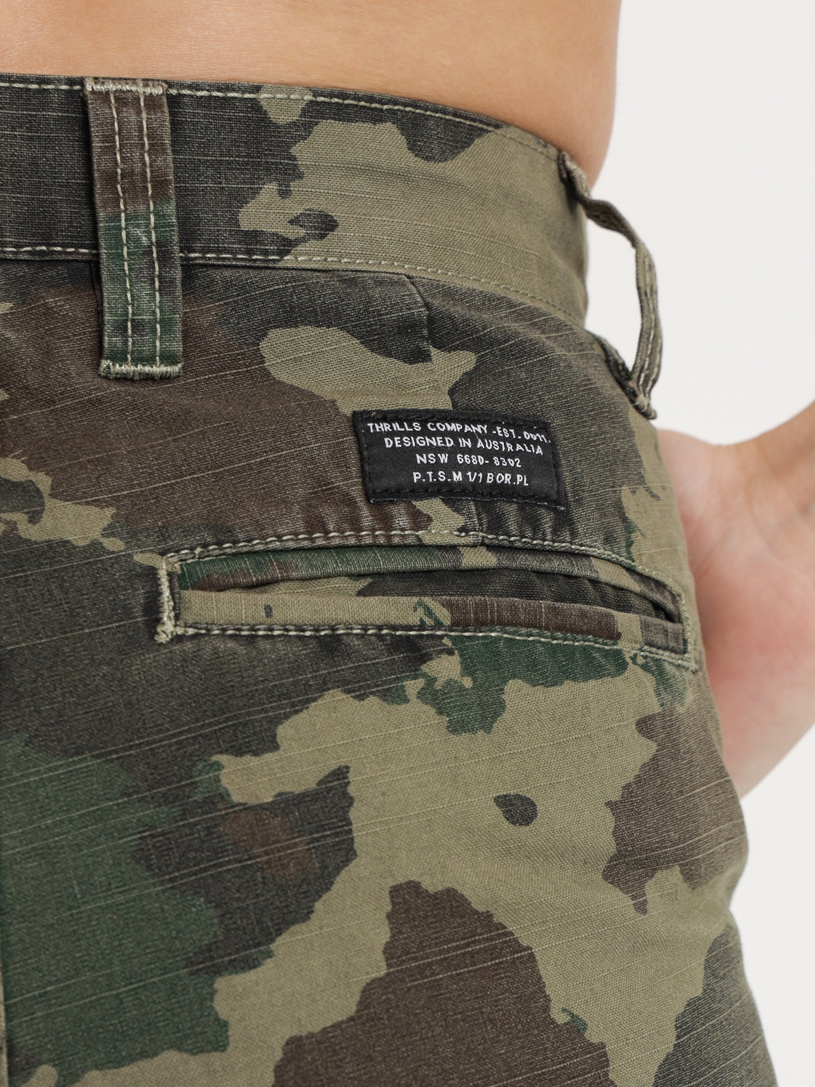 Union Hugger Pants in Camo