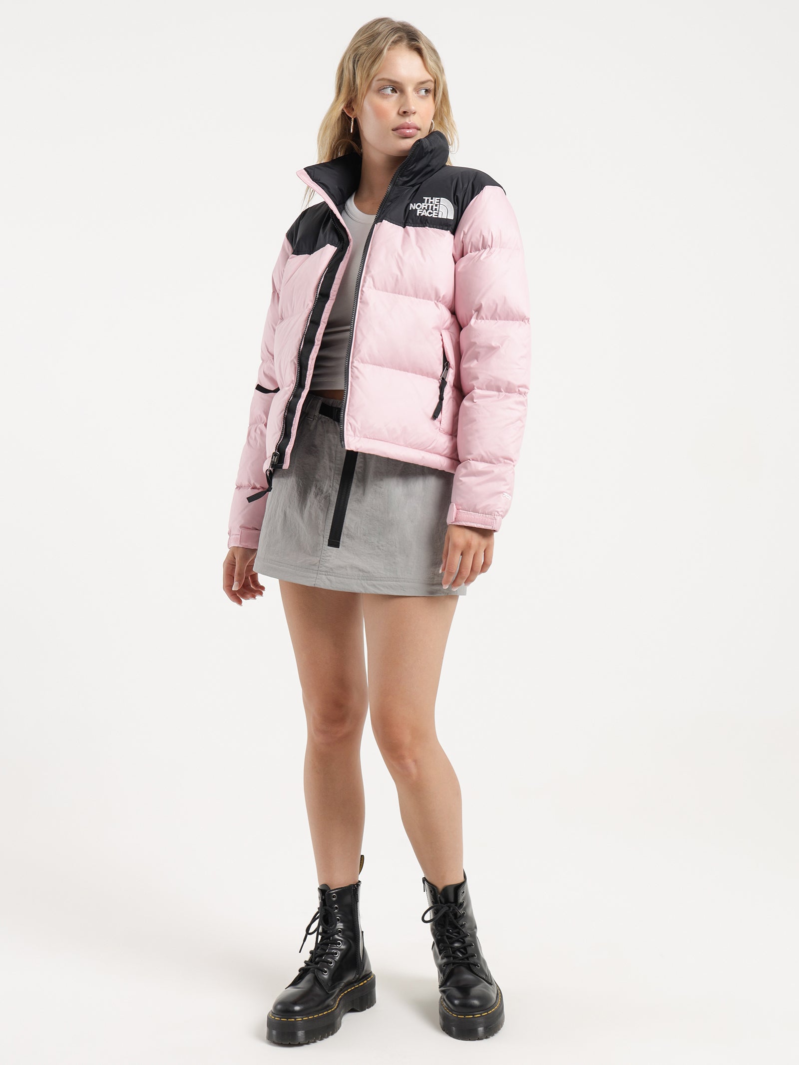 1996 Retro Nuptse Jacket in Cameo Pink