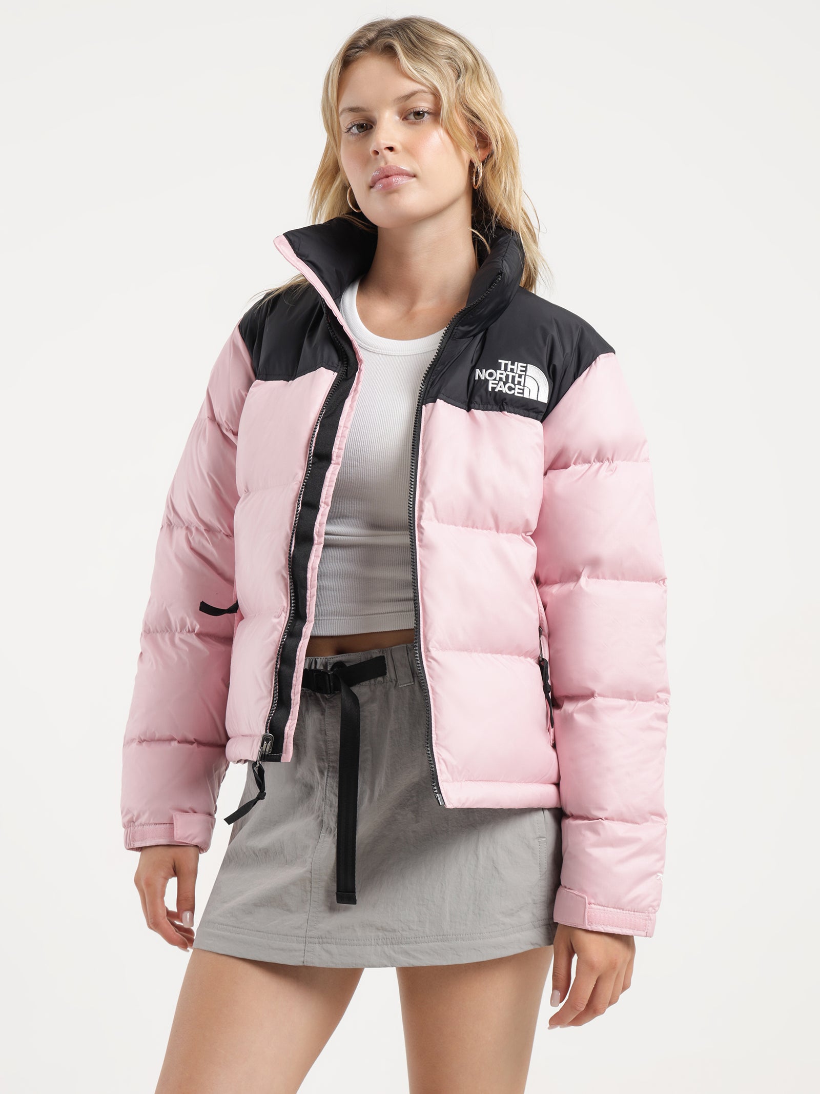 1996 Retro Nuptse Jacket in Cameo Pink