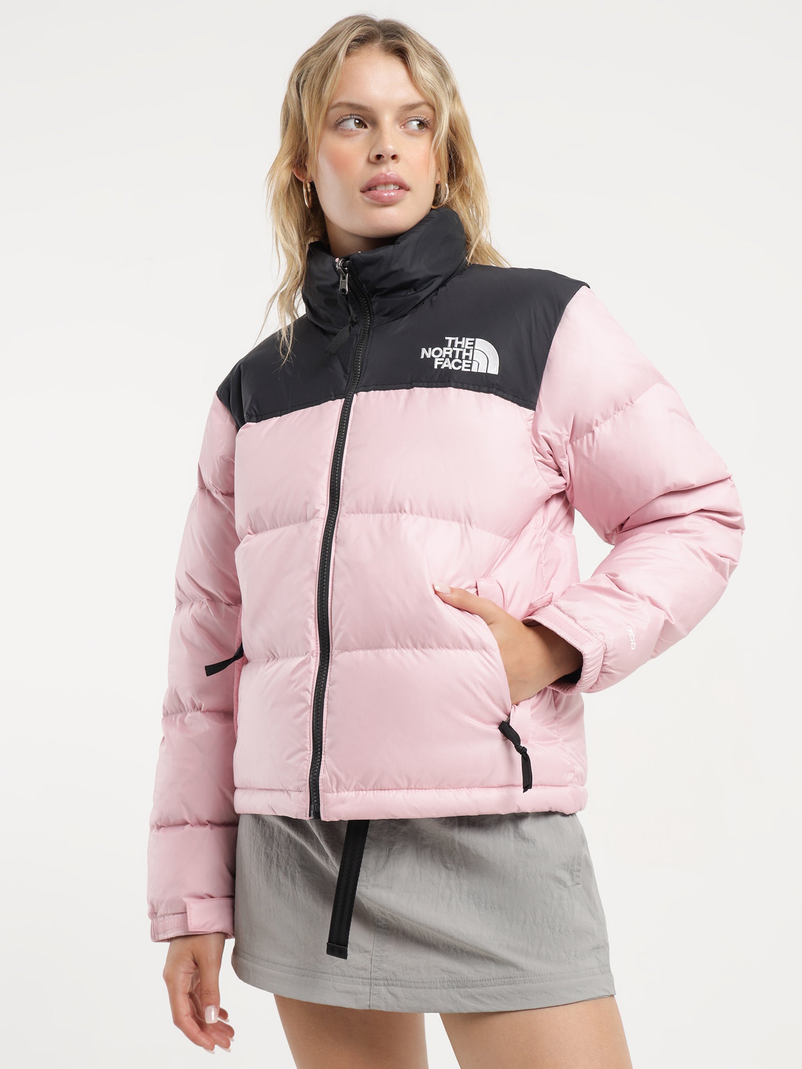 1996 Retro Nuptse Jacket in Cameo Pink