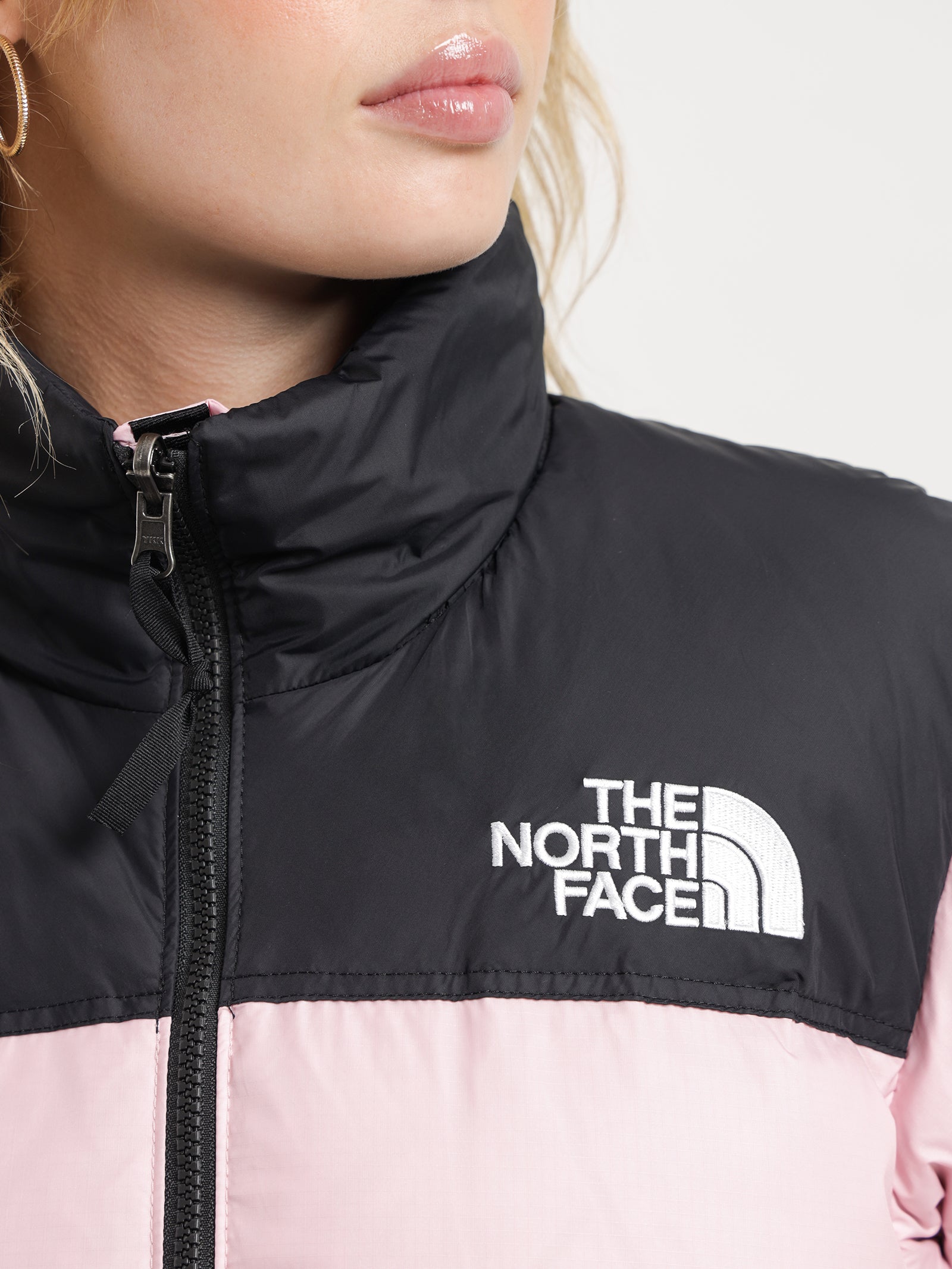 1996 Retro Nuptse Jacket in Cameo Pink