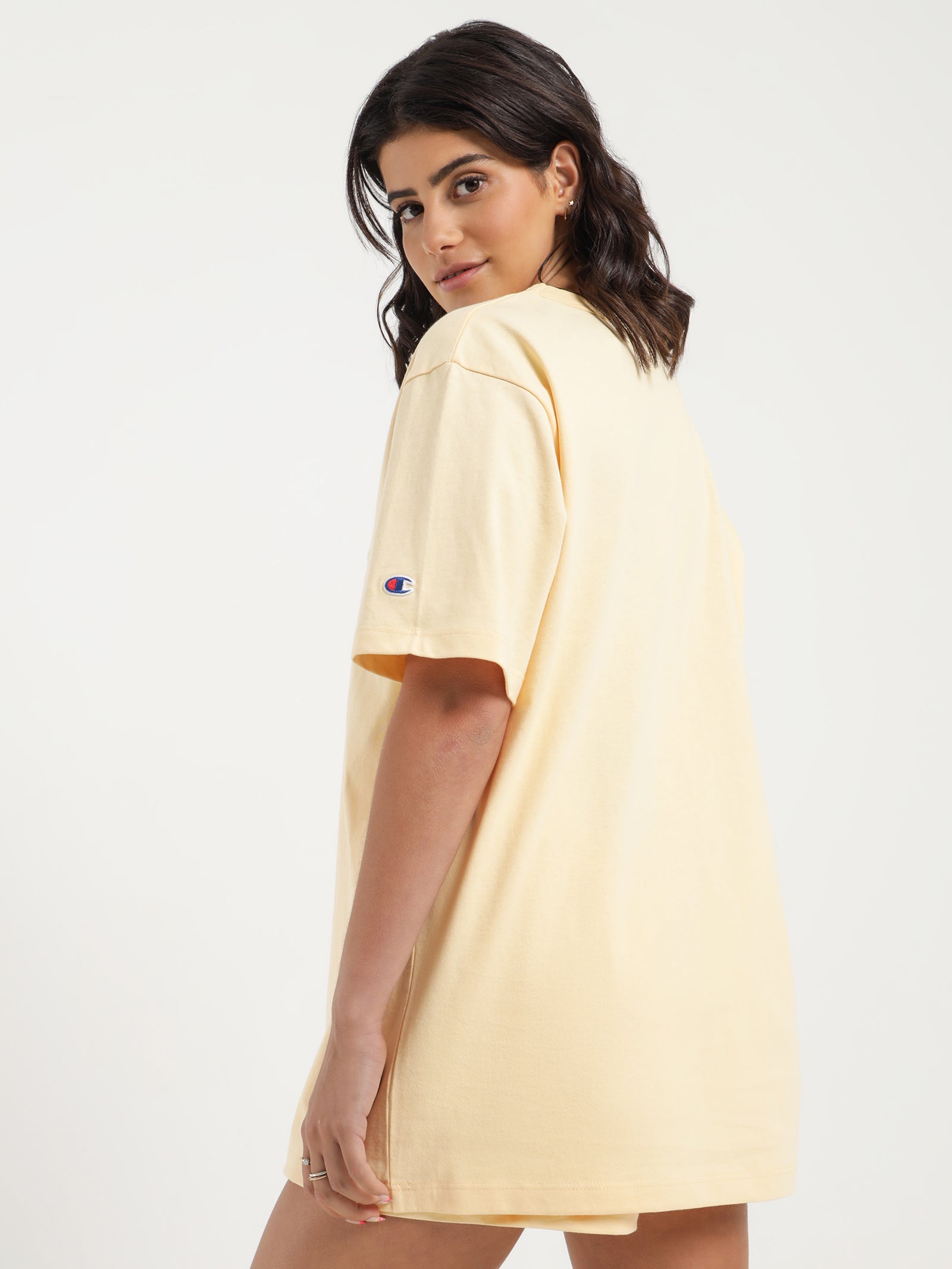 Heritage Oversized T-Shirt in Fraiche Yellow