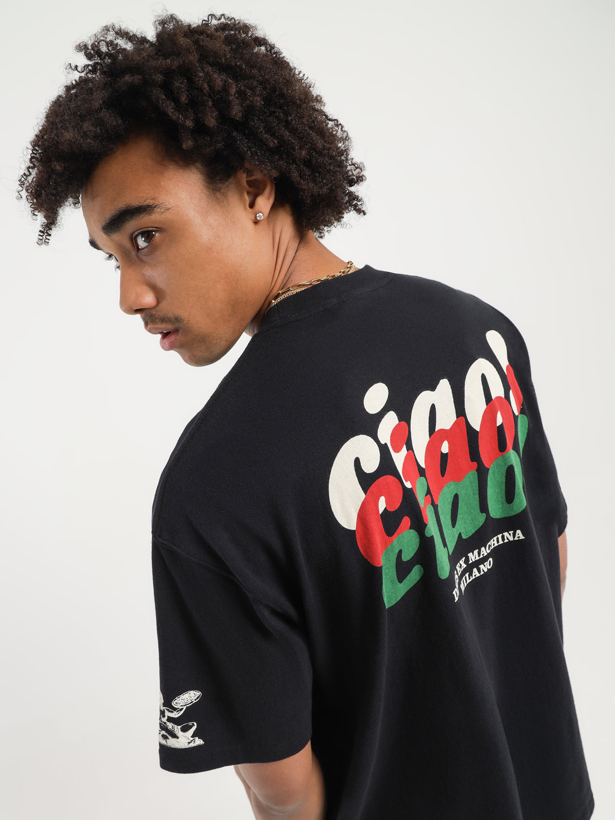 Deus Ciao Ciao T-Shirt in Black | Black