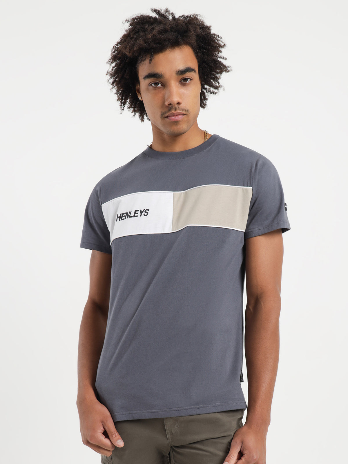 Henleys Signature T-Shirt in Slate | Slate