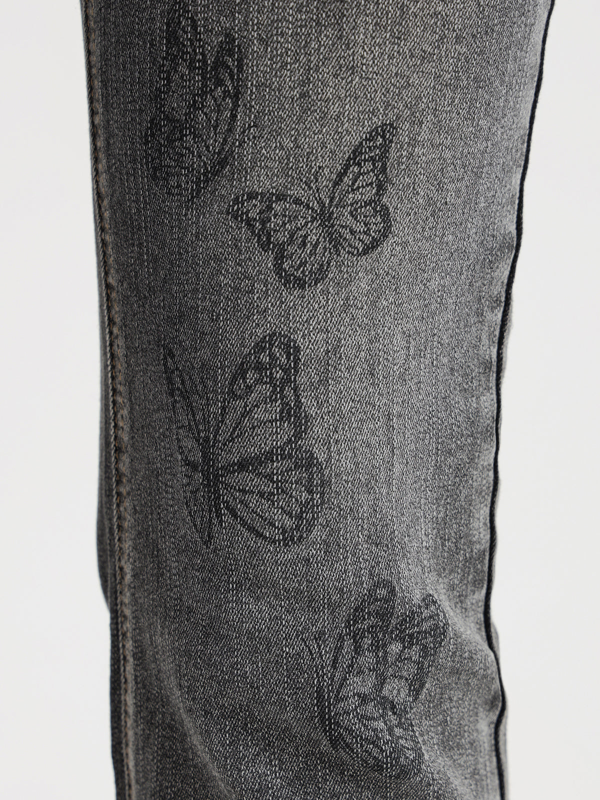 Xgirl Butterfly Jeans in Black | Black