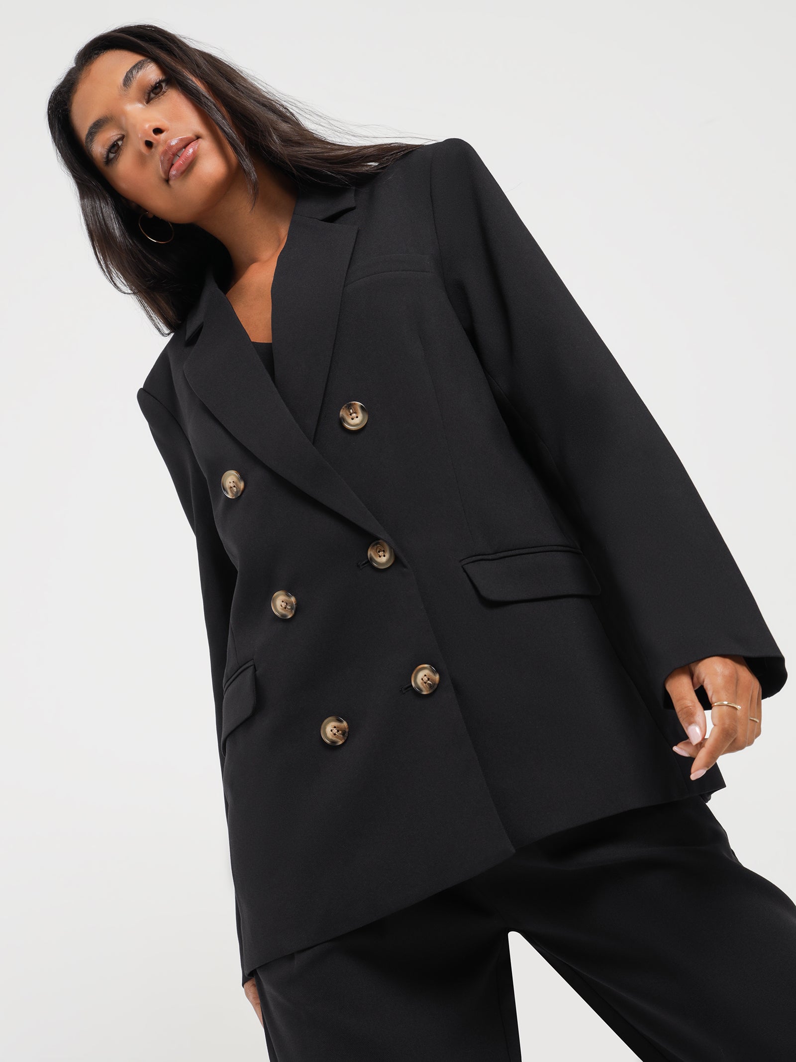 Lenora Blazer in Black