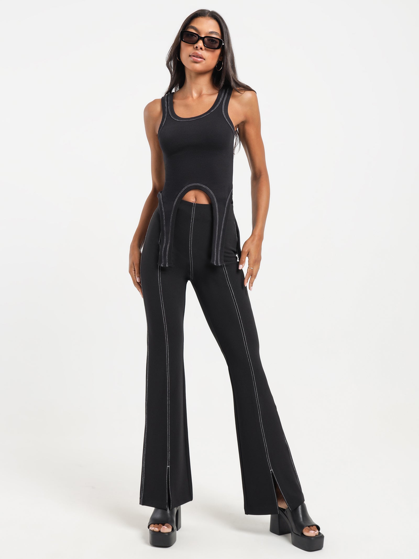 Matai Crepe Pants in Black