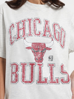 Chicago Bulls T-Shirt in Faded Black - Glue Store