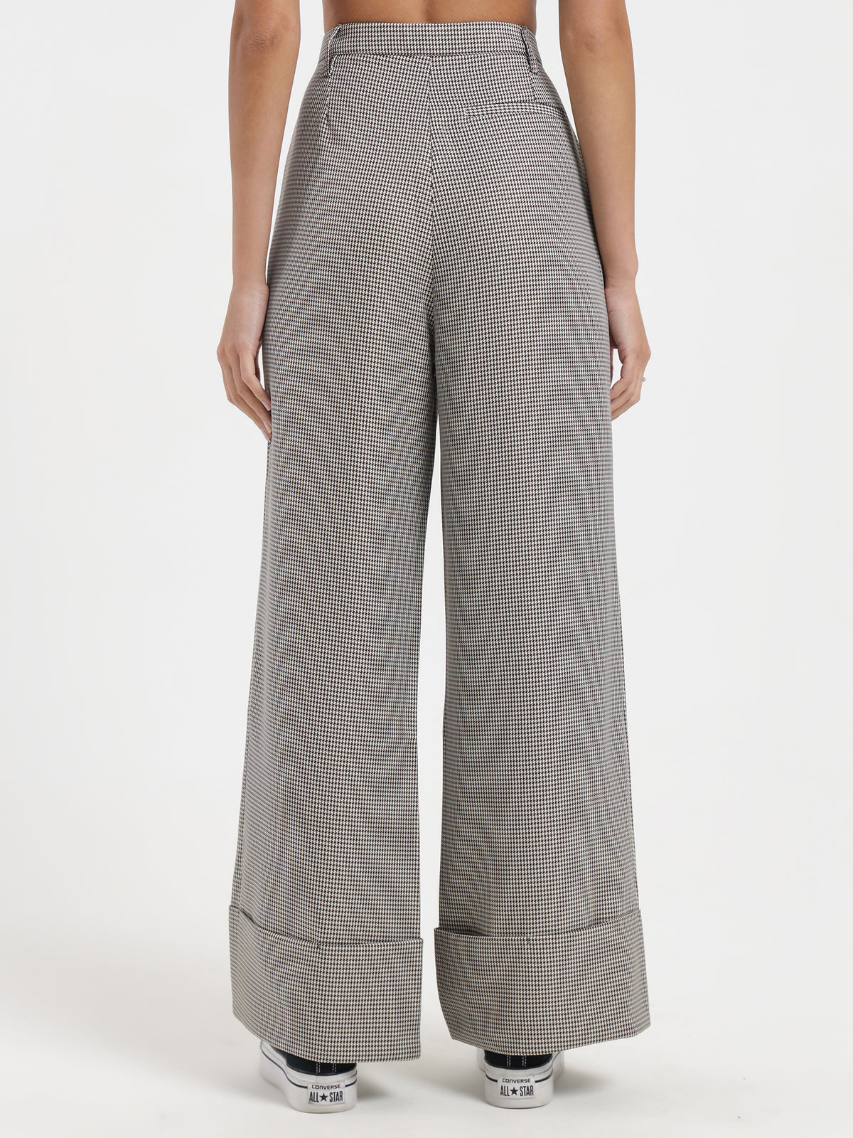 Beyond Her Cora Wide Leg Pants in Houndstooth | Houndstooth