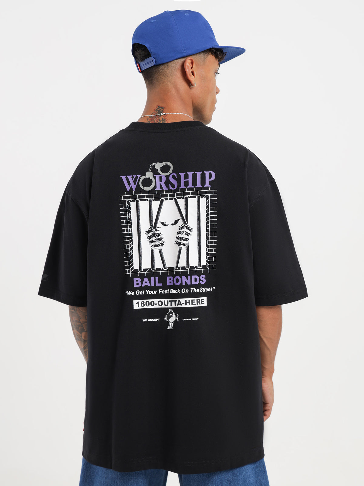 Worship Probation T-Shirt in Black | Black