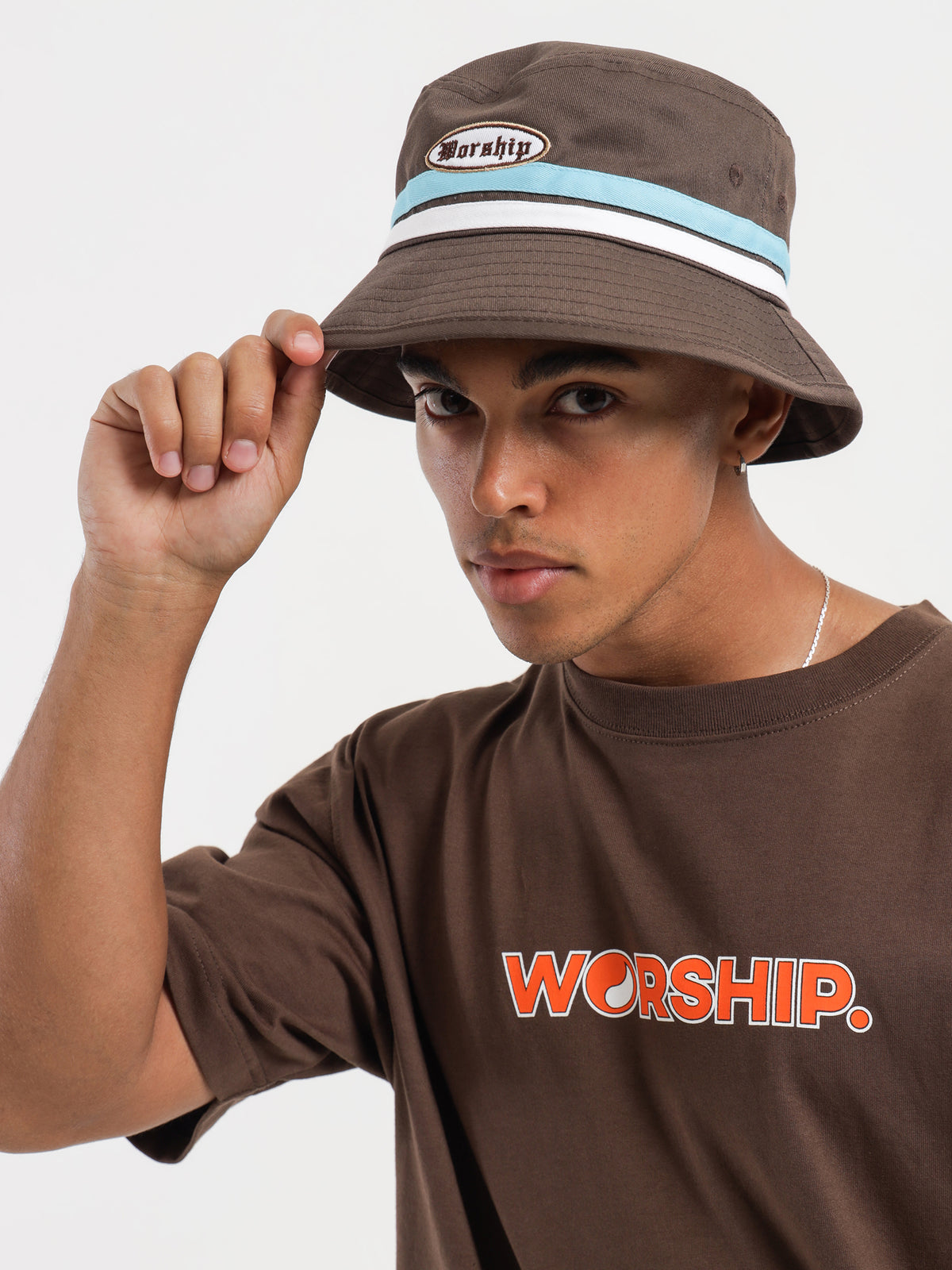 Worship Teenage Dirtbag Bucket Hat in Brown | Brown