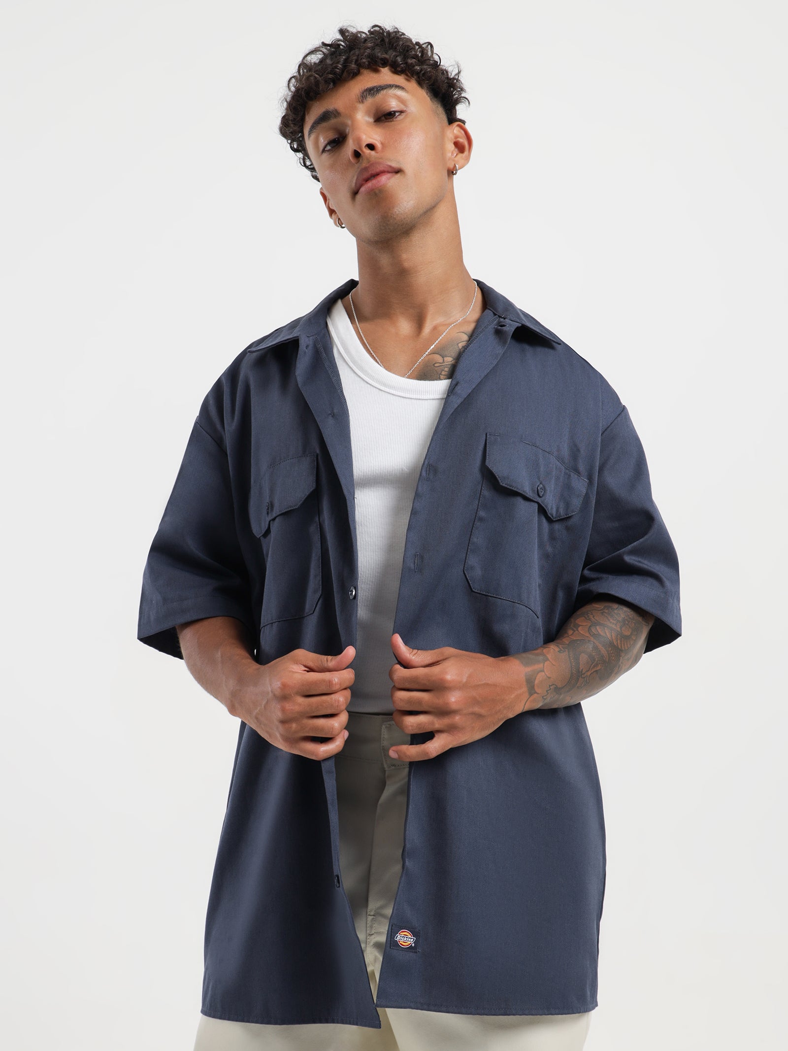 Dickies short store sleeve shirt