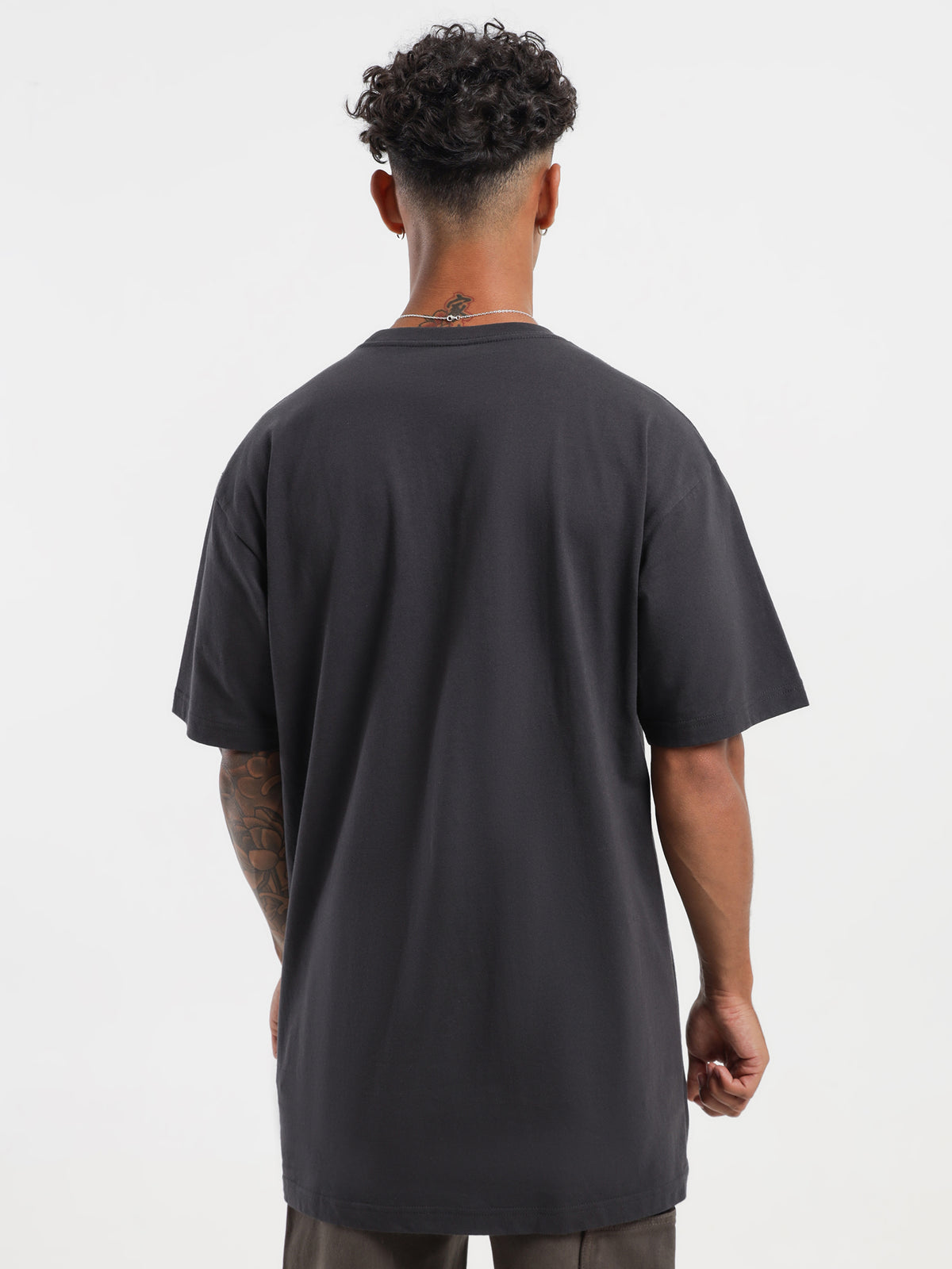 Dickies Long View T-Shirt in Charcoal | Charcoal