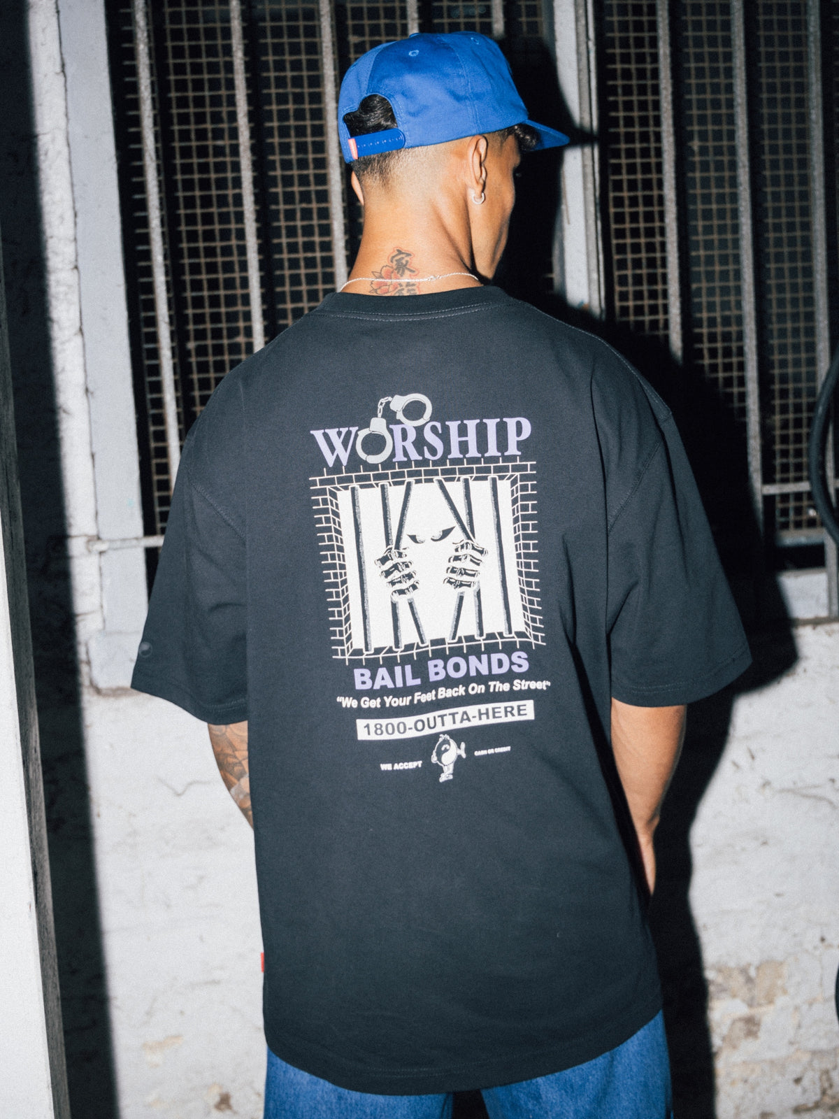 Worship Probation T-Shirt in Black | Black