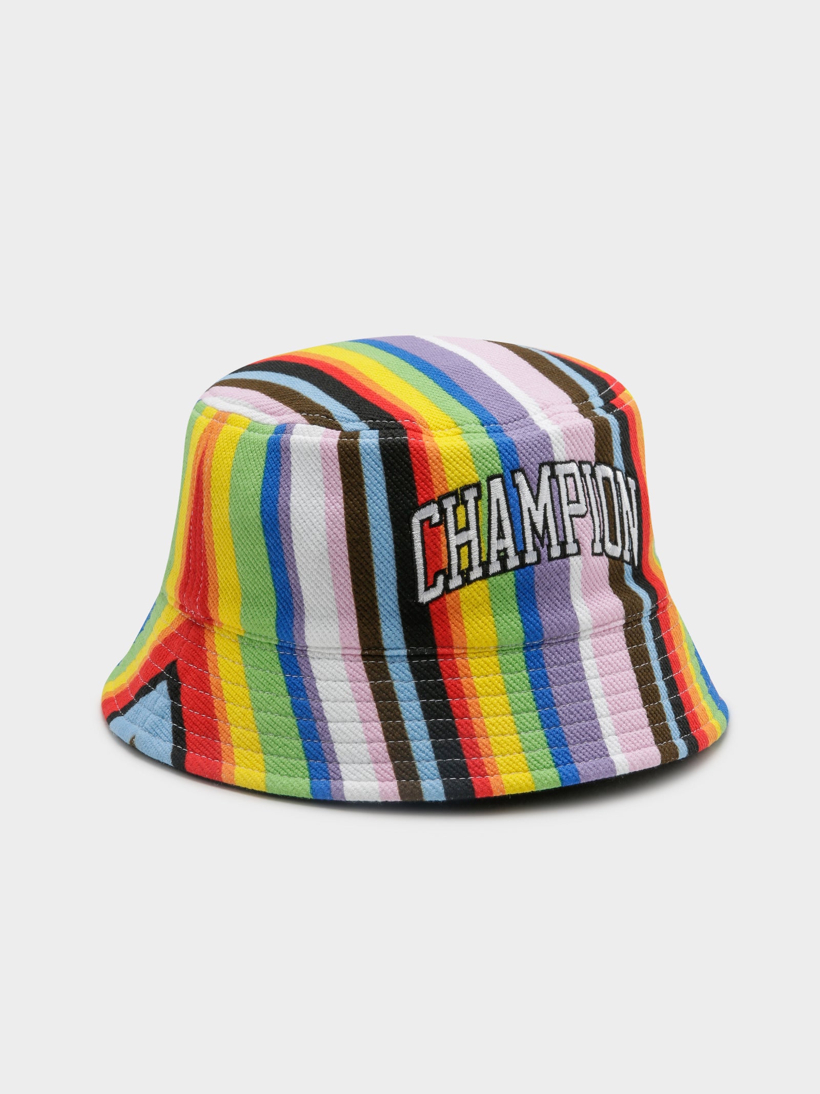 Reversible Pride Bucket Hat in Black & Rainbow