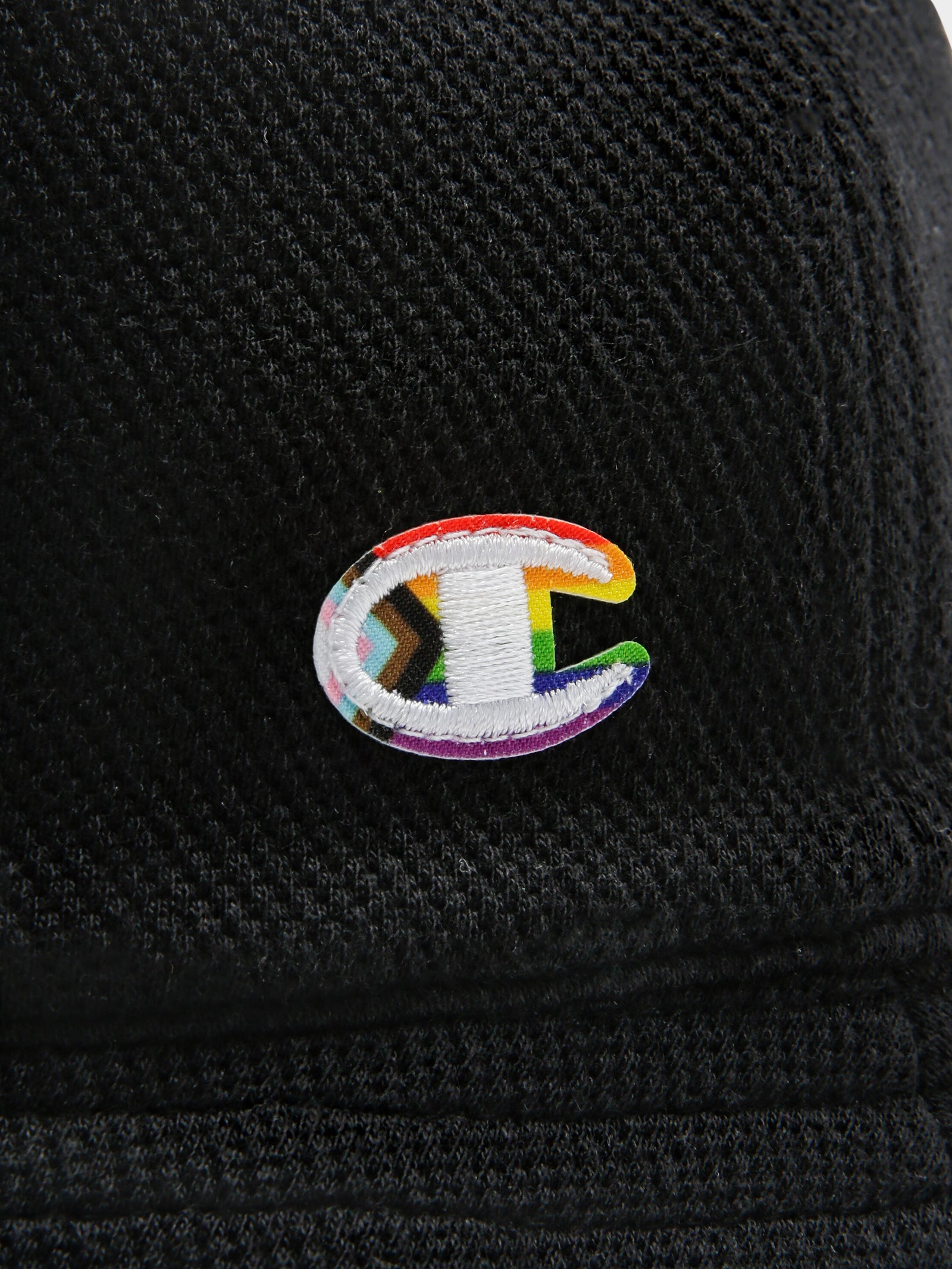 Reversible Pride Bucket Hat in Black & Rainbow