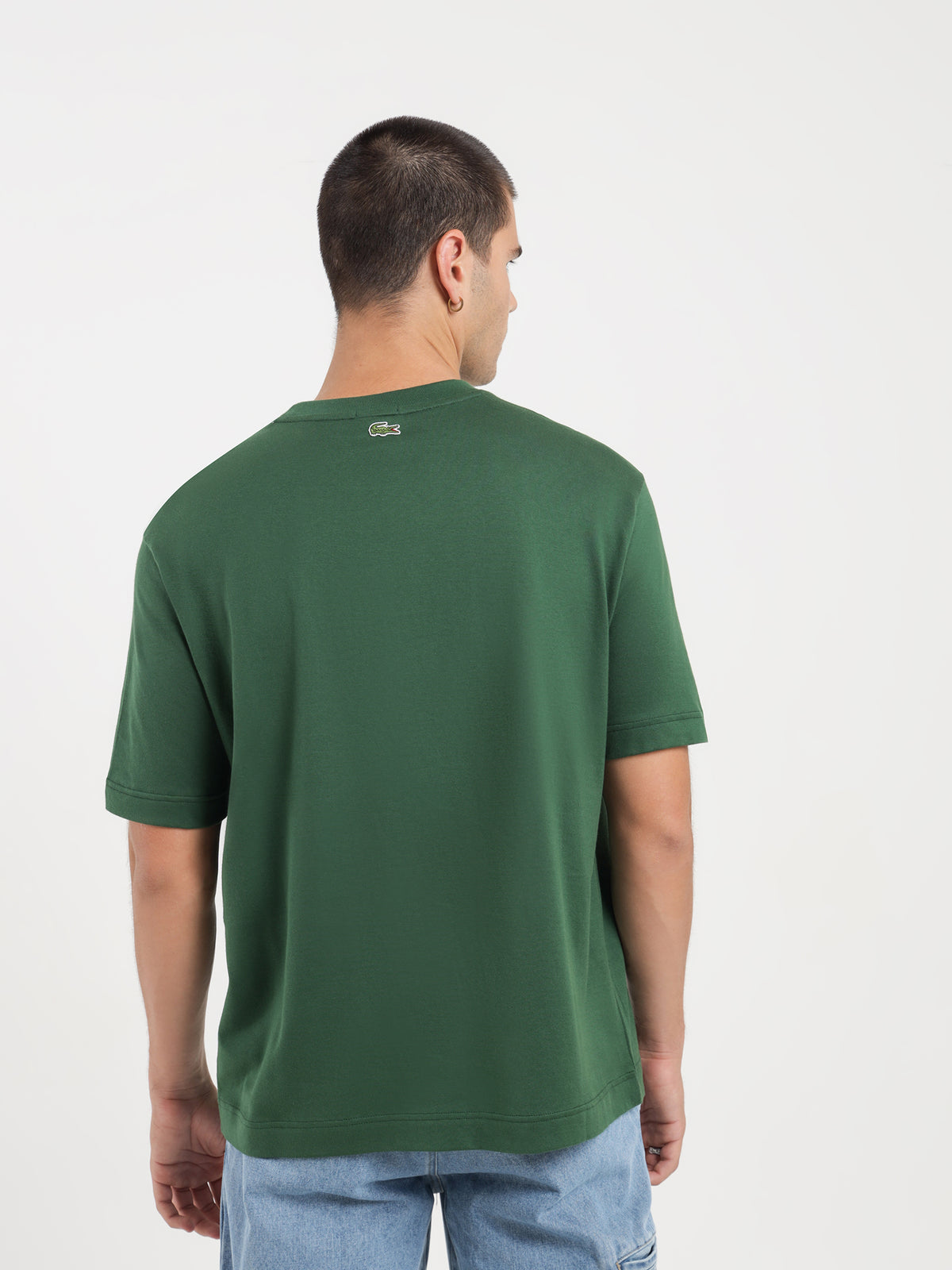 Lacoste Originals Loose T-Shirt in Green | Green