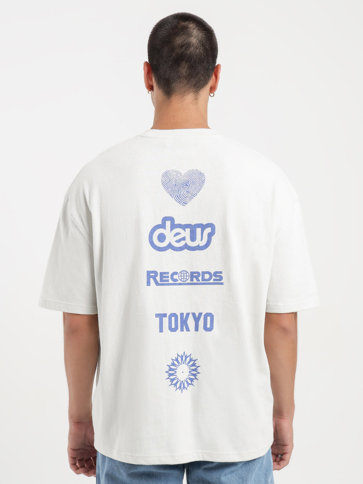 Deus Peaks T-Shirt in Grey | Grey