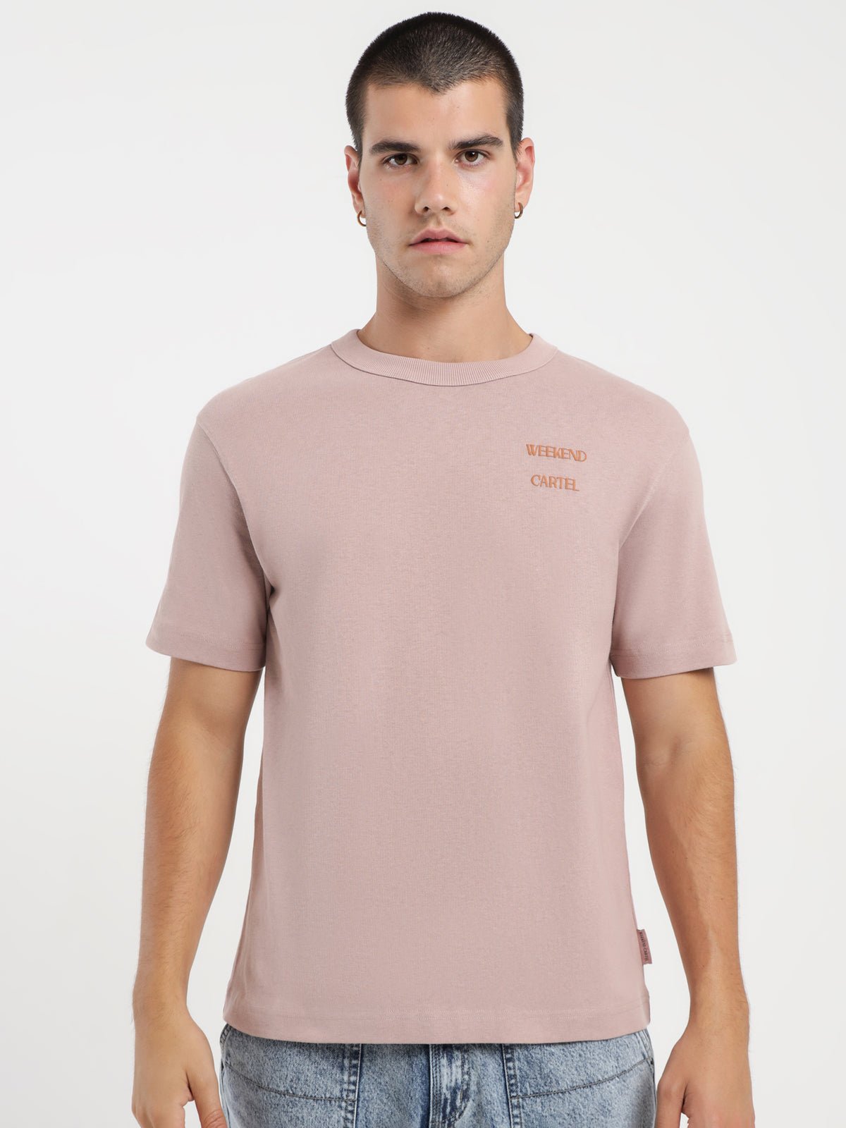 Weekend Cartel Cartel Logo T-Shirt in Lavender | Lavender